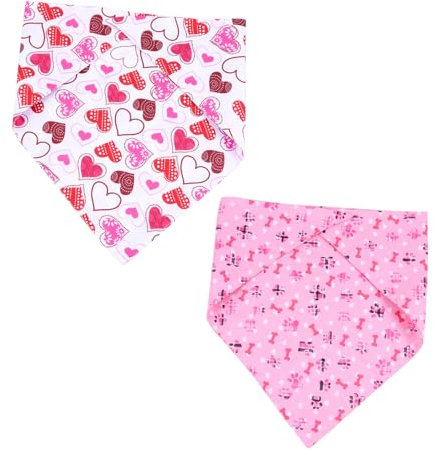 YARNOW 2stücke Dreieckstuch Für Hunde Aus Polyester Haustier Urlaub Kostüm Hund Für Tag Atmungsaktiv Und Bequem Für Langzeitgebrauch