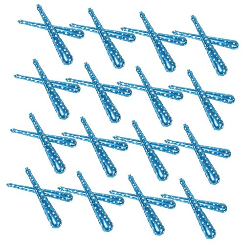 Yardwe 50pcs Portable Noise Makers Inflatable Cheer Balloon Sticks Cheerleading Noisemakers for Events Concerts Team Spirit