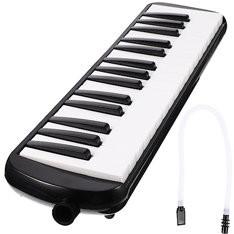 GALPADA Melodica Instrument für Kinder und Erwachsene 32 Tasten Tragbare Melodica mit Kurzem Mundstück Sicheres Material für Anfänger Spielzeug Musikalischen Aufklärung