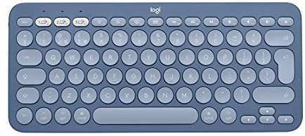 Logitech K380 per Mac Tastiera Bluetooth multidispositivo con profilo sottile compatto, Easy-Switch, durata batteria di 2 anni, compatibile con MacBook Pro, Macbook Air, iMac e iPad - Mirtillo