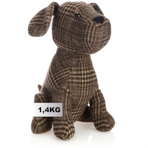 com-four® Tope de Puerta - Soporte de Puerta Pesado - Accesorio Funcional para Vivir Ideal para Corrientes de Aire (Perro Baloo)