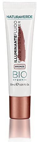 Naturaverde | BIO Make Up - Illuminante Viso e Corpo Liquido Bronzo, Highlighter, Base Trucco, 30ml