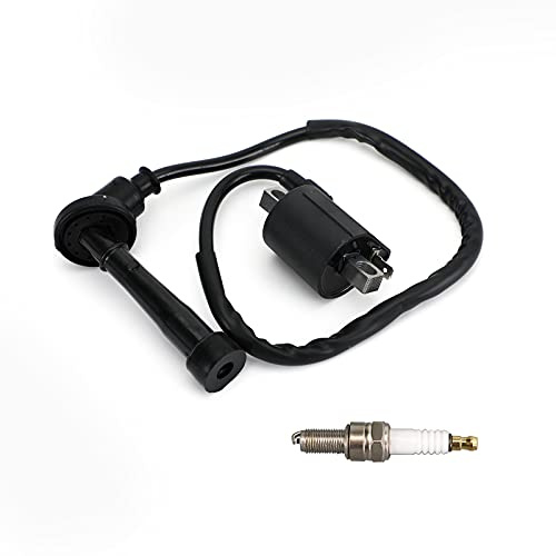 Topteng Zündspule und Zündkerze passend für Suzuki Quadsport Z400 LTZ400 2003-2013, 33410-09F00