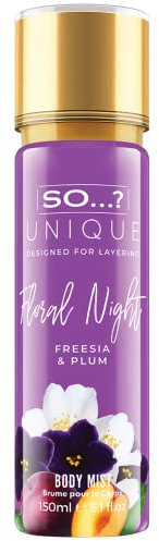 So…? Unique Floral Night Brume Corporelle Parfumée Pour Femme 150ml