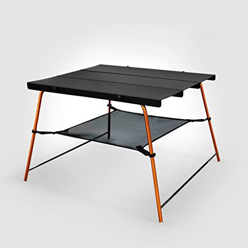 WANWEN Campingtisch, tragbarer, Leichter, zusammenklappbarer Picknicktisch, kompakter Kleiner Rolltisch mit Tragetasche, perfekt für Outdoor, Camping, Picknick, Strand, Wandern