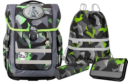 McNeill Compacto Schulranzen-Set 5tlg Techno