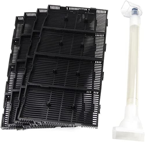 XYWHPGV 16 Stück Schwarz Kunststoff Aquarium Unterkies Filter Luftleitung Schlauch Schlauch(8f8fc 24118 d8937 e89bd 73d49 9c985