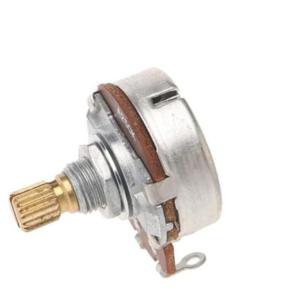 Gitarren-Teile A250K Potentiometer Splined Pot E-Gitarre Bass Effektverstärker Tone Volume Parts