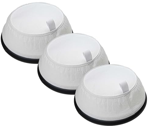 vhbw 3x Filtro de bolsa compatible con Nilfisk VP300 Hepa EU1, VP300 Hepa EU2 aspiradora en seco, aspiradora - Repuesto negro/blanco