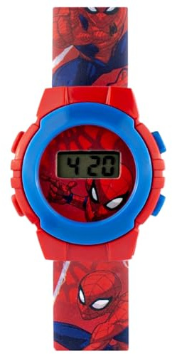 Coriex Orologi per bambini: orologi digitali moderni per bambini: eleganti e pratici per i giovani trendsetter. Ora e data in diversi disegni, Spiderman, Cinturino
