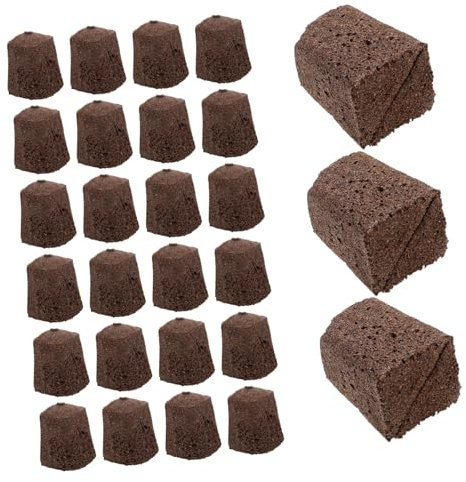 Yardwe Hydrokultur-zubehör 30er-Pack Kokosfaser-anzuchtblöcke Blumenerde Für Zimmerpflanzen Ersatzwurzeln Wachstumsblöcke Gartenzubehör