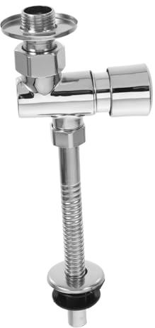 Uonlytech Automatic Toilet Flusher Certified Urinal Flush Valve Manual Delay Replacement Flush Valve for Home Use