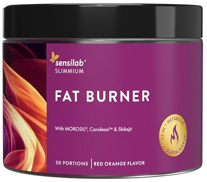 Fat Burner, Appetite Control and Weight Management Powder with Carolean, Morosil, Shilajit, Green Tea, Guarana, Inulin Powder - 120 g, Slimmium Sensilab