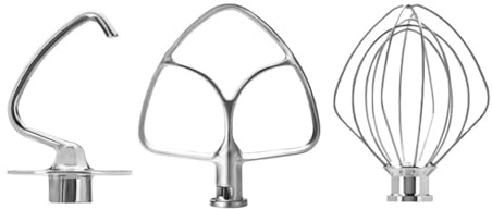 Frusta A Filo In Acciaio Inossidabile K45WW, Gancio For Impastare K45DH, Frusta A Bordo Piatto, Compatibile Con KitchenAid, Accessori For Robot Da Cucina Con Testa Inclinabile Da 4,5-5 QT