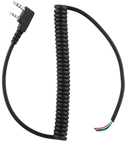 Talkie Walkie Haut-Parleur Microphone Câble Portable Radio Micro Câble Micro Main Remplacement Haut-Parleur Mic Câble pour UV5R TK-240 Linton.