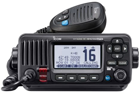 ICOM IC-M423GE GPS INTEGRATO RICETRASMETTITORE VHF NAUTICO DSC IN CLASSE D DSC - IPX7