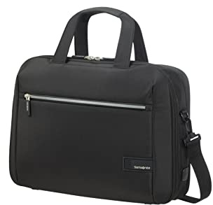 Samsonite Litepoint - Expandable Laptop Bag 15.6 Inch, 40.5 cm, 17.5/22 l, black (black)