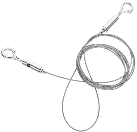 KONTONTY Aufhängedraht Für Bilderschienen Bilderrahmen Aufhängeschnur Edelstahl-bilderrahmen-aufhängeschnur