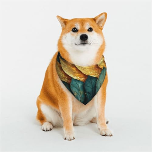 Hundehalstücher für kleine, mittelgroße und große Hunde, Gelb Schildkröte, weich und bequem, für Jungen und Mädchen, ideal für Haustiere