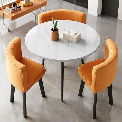 Moderno juego de mesa de centro y silla, mesa de comedor versátil para el hogar, sala de estar, cocina, café y tiendas de té