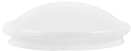 jojofuny Paralume a Cupola in Acrilico per Lampada Ventilatore da Soffitto, Diametro 19 CM, Altezza del Bordo 1,5 CM, Copertura di Ricambio per Ambienti Domestici e Ufficio