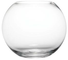 Floralcraft® 20cm Glass Fish Bowl Vase – Clear Round Decorative Vase for Wedding Centrepieces, Floating Candles, Terrariums & Floral Displays