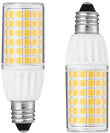 Yucclim 5W JD T4 LED Bulb Dimmable - Mini Candelabra - E11 Base 50 Watt Equivalence UL Certification for Kitchen Ceilings, Ceiling Fans (2Pack, Daylight White)