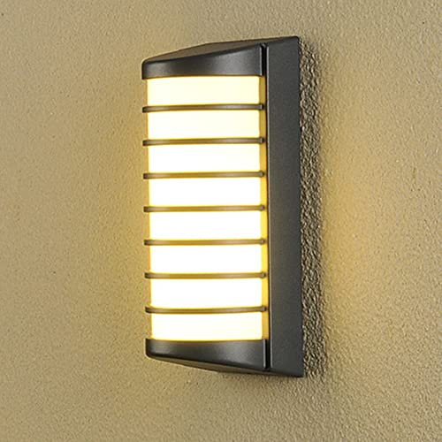 Chao Zan 7 Watt Outdoor Led Wandleuchte Wasserdichte IP65 Wandleuchte Außen warmweißes Licht Led Wandleuchte für Balkon Pavillon Tor Garten Korridor (D)