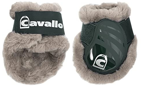 Cavallo Kunstfell Streichkappen Hikari in deep Green, Größe:Pony, Cavallo:deep Green