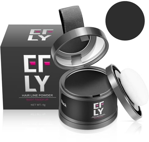 Root Touch Up Hair Color Powder For Concealing Hair Loss and Thinning, Gray Hair Shadow Powder Root Cover Up Hairline Powder For Women Men Eyebrows, Beard Line