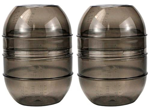 minkissy 2 Stück Friseur-Shaker Rosa Pinsel Haartoner Graues Haarfärbemittel Rosa Haarfärbemittel Lila Outfit Haarfarbenschüssel Haarfarben-Mischbecher Haarfarben-Messbecher