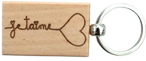 Ernestine - Porte-clés amour couple - cadeau saint valentin - cadeau couple homme femme - porte-clefs personnalisé amour - cadeaux amoureux - cadeau mari femme - porte-clés couples coeur amour