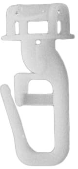 klick-Gleiter mit beweglichen Faltenhaken für 6mm Laufbreite - Gardinengleiter für Vorhangsschienen - Qualität Made in Germany