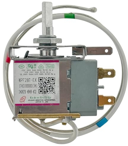 WPF28E-EX / 17431000001341, WPFE28L-L, termostato di controllo della temperatura compatibile con congelatore a pozzetto Midea, Arctic King, Insignia, Vissani