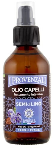 I Provenzali | Olio Semi di Lino, Trattamento Intensivo per Capelli Fragili, 100 ml