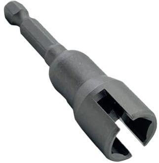 1 x 1/4 Zoll Flügelmutter-Schraubendreher-Bit, Bolzen, Haken, Steckschlüssel, Schaft, Stecknuss, Adapter, Mutter für elektrische Bohrschrauber, Power