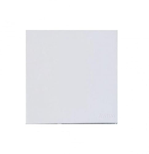 Weiße Blindabdeckung, Modell BF25, robust und langlebig, ideal zum Abdecken von Verbindungen und zur Verbesserung von Oberflächen in elektrischen Anlagen.