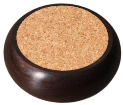 kowaku Nadelkissen aus Holz, Nähutensilien, rund, zum Nähen, Nadelhalter für Näharbeiten, Lila Sandelholz