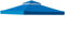 Allthingstore 300X300cm Jardín Gazebo Canopy Cubierta de pabellón de doble nivel con malla de ventilación para espacio al aire libre (azul)