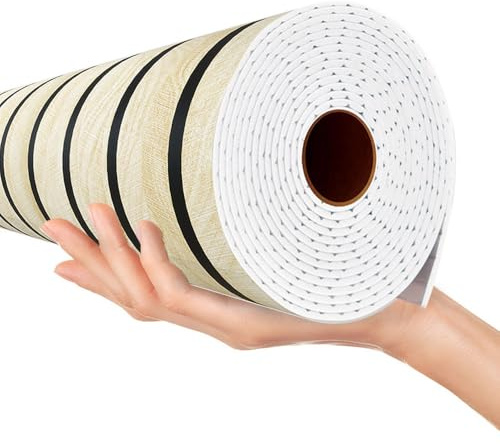 Paneles de Pared Autoadhesivos 3D, 40 x 300 cm Papel Pintado Madera 3d,Adecuado para Cocina, Baño, Salón, Dormitorio