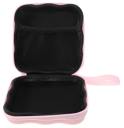 DECOMELODY Portable Sanitary Napkin Storage Bag with Zipper Odor-isolating Tampon and Cotton Pads Organizer for Bathroom Travel Office Stylish Feminine Care Pouch for Teen and Women