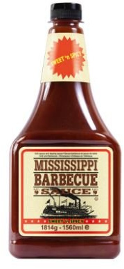 Mississippi BBQ Sauce - Sweet N Spicy - 1.8kg