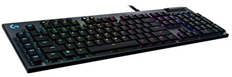 Logitech G815 mechanische Gaming-Tastatur | Taktiler GL-Tasten-Switch mit flachem Profil, Skandinavisches Layout, Carbon
