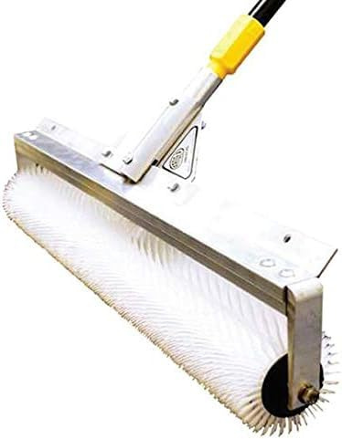 Ardex T-6 Spike Roller and Aluminum Frame 24 x 13/16 – Lightweight Professional Tool for Air Release, Floor Leveling, Ensuring Floor Coating Adhesion