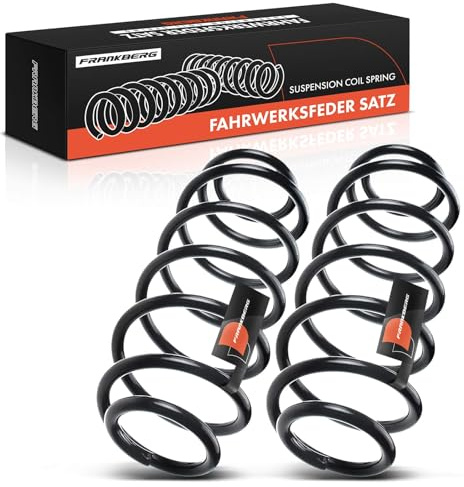 Frankberg 2x Federn Fahrwerksfeder Hinten Replace# 4823152060 | Kompatibel mit Yaris P1 1999-2005 Yaris NCP1 NLP1 SCP1 1999-2005