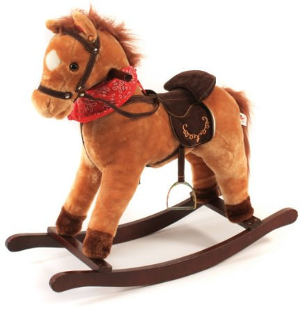 Bayer Chic 2000 404 05 - Schaukelpferd Cowboy, Schaukeltier, braun