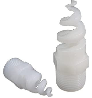 Dauerhaft 6 PCs 1/4 3/8 1/2 3/4 1 männliche Faden -Plastik -Sprühkopf -Atomizier -Sprinklerdüsen Turbine Whirljet Hohlkegeldüsen (Color : 1 inch)