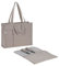 LÄSSIG Baby Wickeltasche mit Wickelunterlage, Kinderwagenbefestigung, nachhaltig produziert/GRE Tote Up Bag taupe
