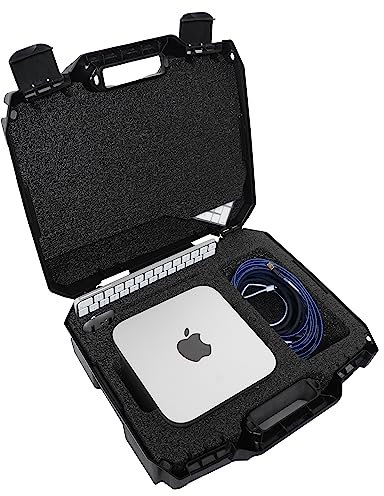 Case Club Funda rígida de viaje para Mac Mini (2023 y antes), teclado mágico, mouse mágico, trackpad y accesorios
