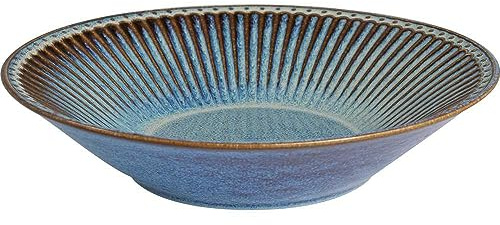 GreenGate [W0526] Pasta Plate Alice Oyster Blue